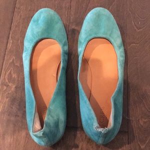 JCrew Turquoise Flats